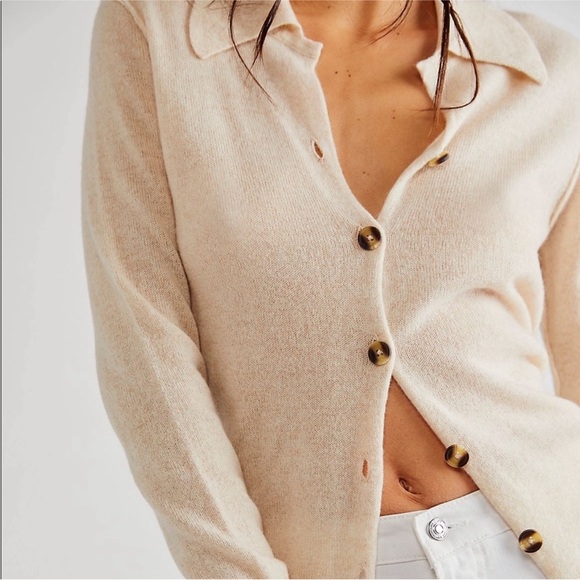 Free People Paloma Cashmere Cardigan - Picture 2 of 4